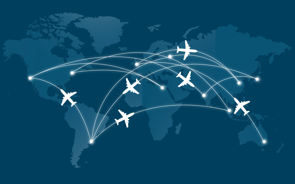 world-map-with-airplanes-symbols